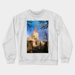 St John the Baptist Church Burford Cotswolds Crewneck Sweatshirt